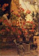 Childe Hassam Geraniums china oil painting reproduction